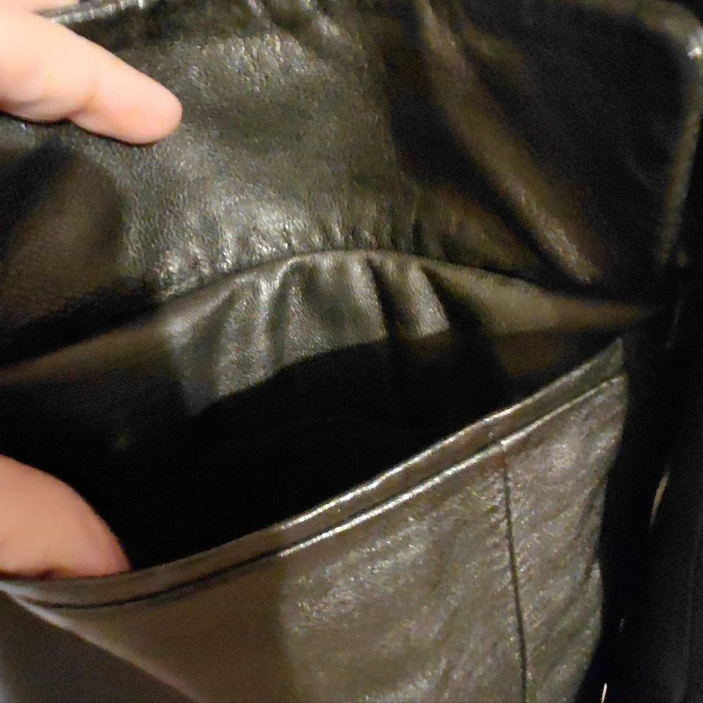 Vintage Black Leather Jacket